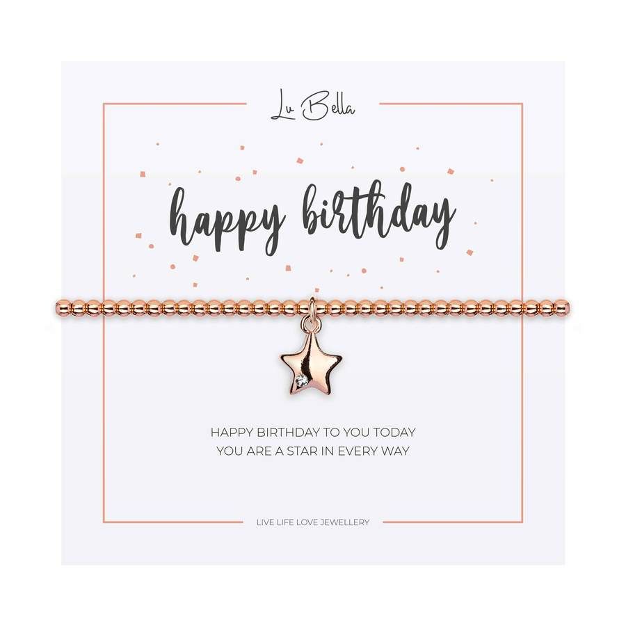    Happy Birthday Charm Bracelet