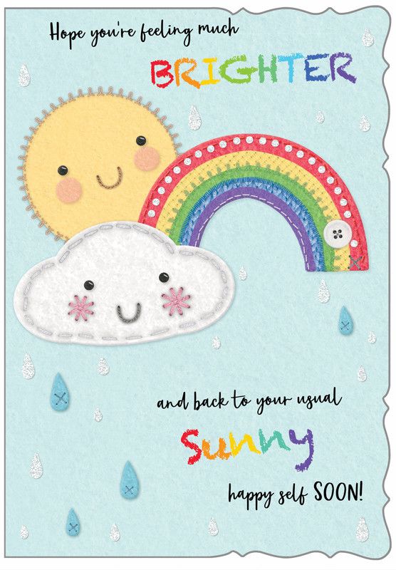 Hope You're Feeling Much Brighter - Get Well Card