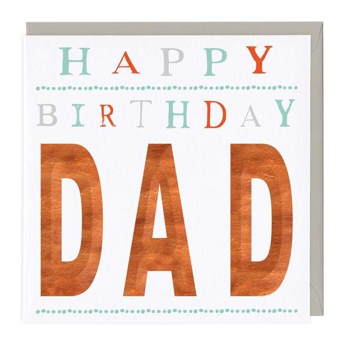 Happy Birthday DAD - Card