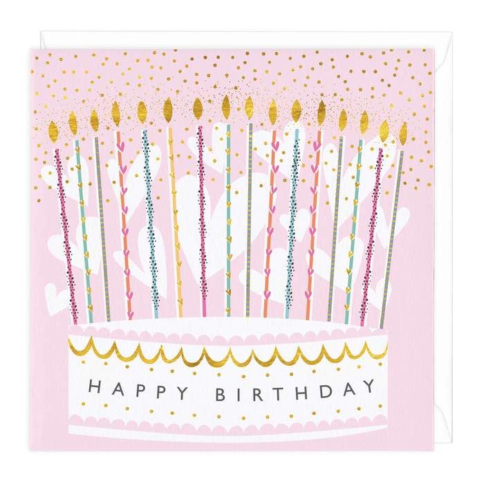   Happy Birthday Candles - Card
