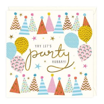   Yay Let's Party Celebration - Card 