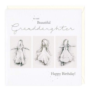  To Our Beautiful Granddaughter Happy Birthday! - Card