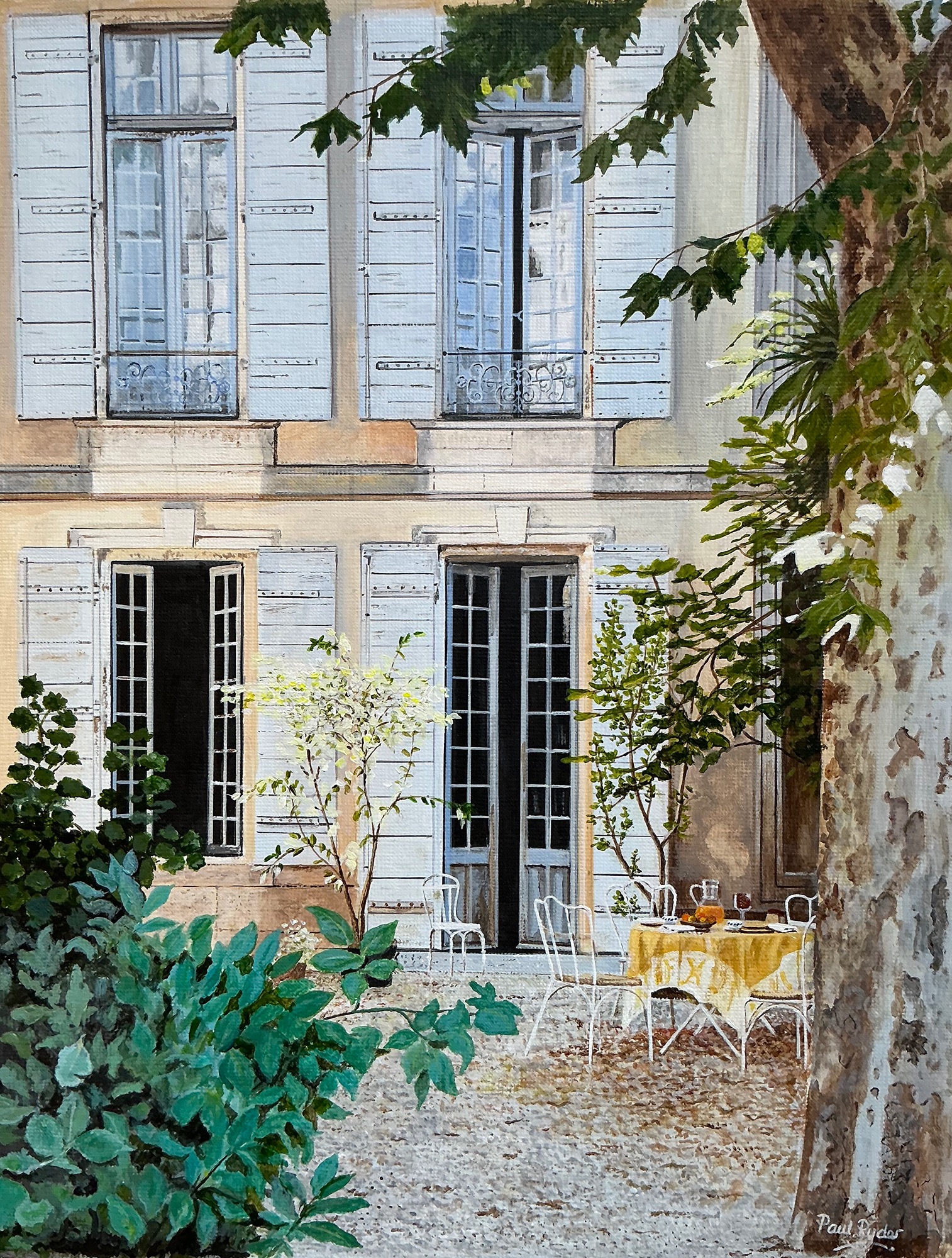 BD040 Courtyard in Provence