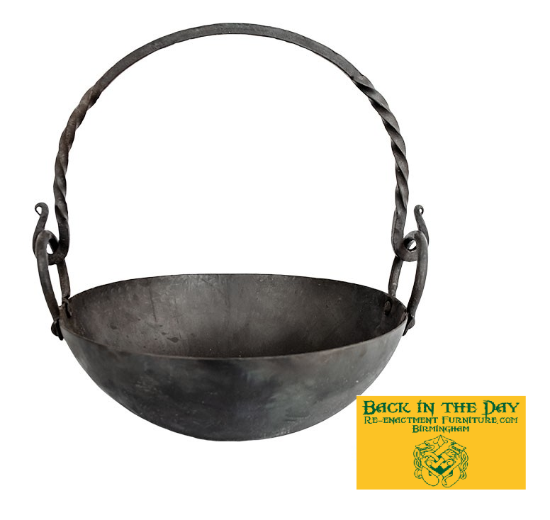 small medium basic cauldron with handle 