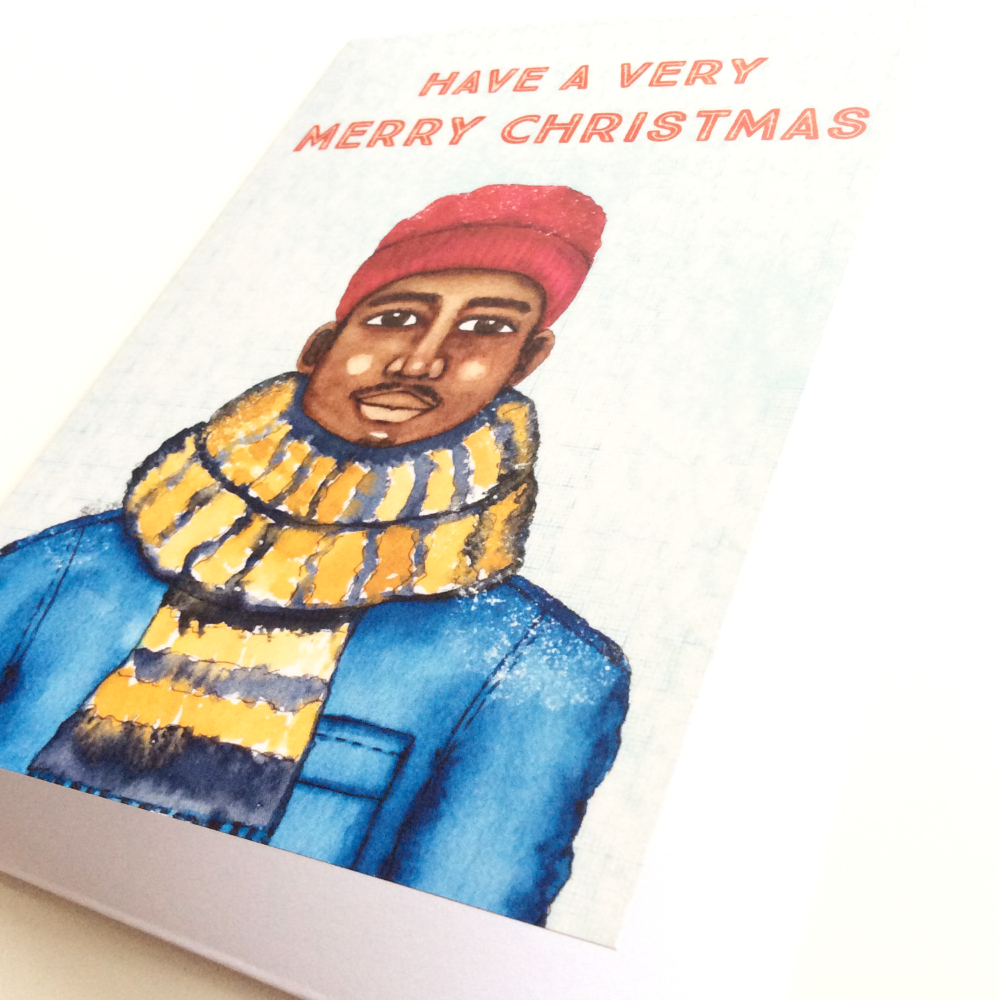 Christmas Card for Black Men - Have a Very Merry Christmas