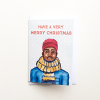 Christmas Card for Black Men - Have a Very Merry Christmas
