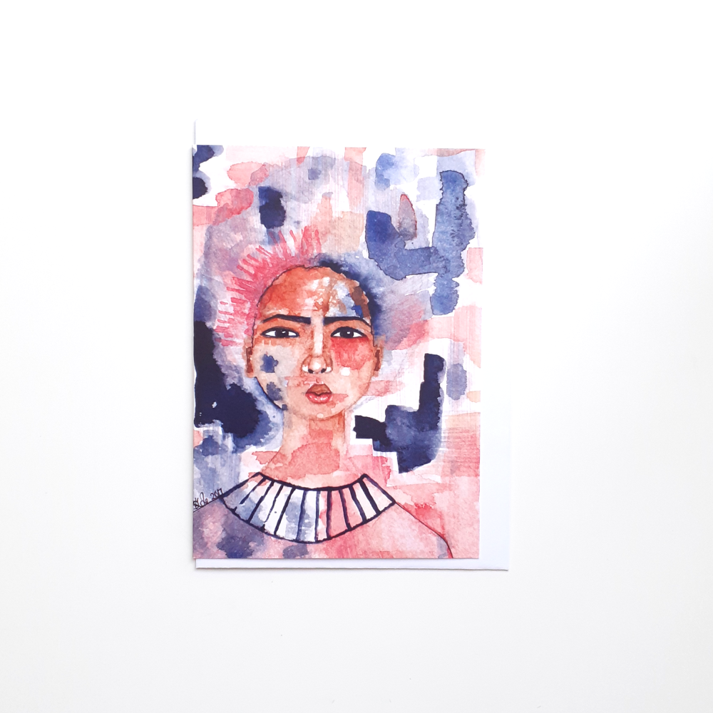 'Awakening To Truth' Multicultural Ethnic Greeting Card | Black Owned Business