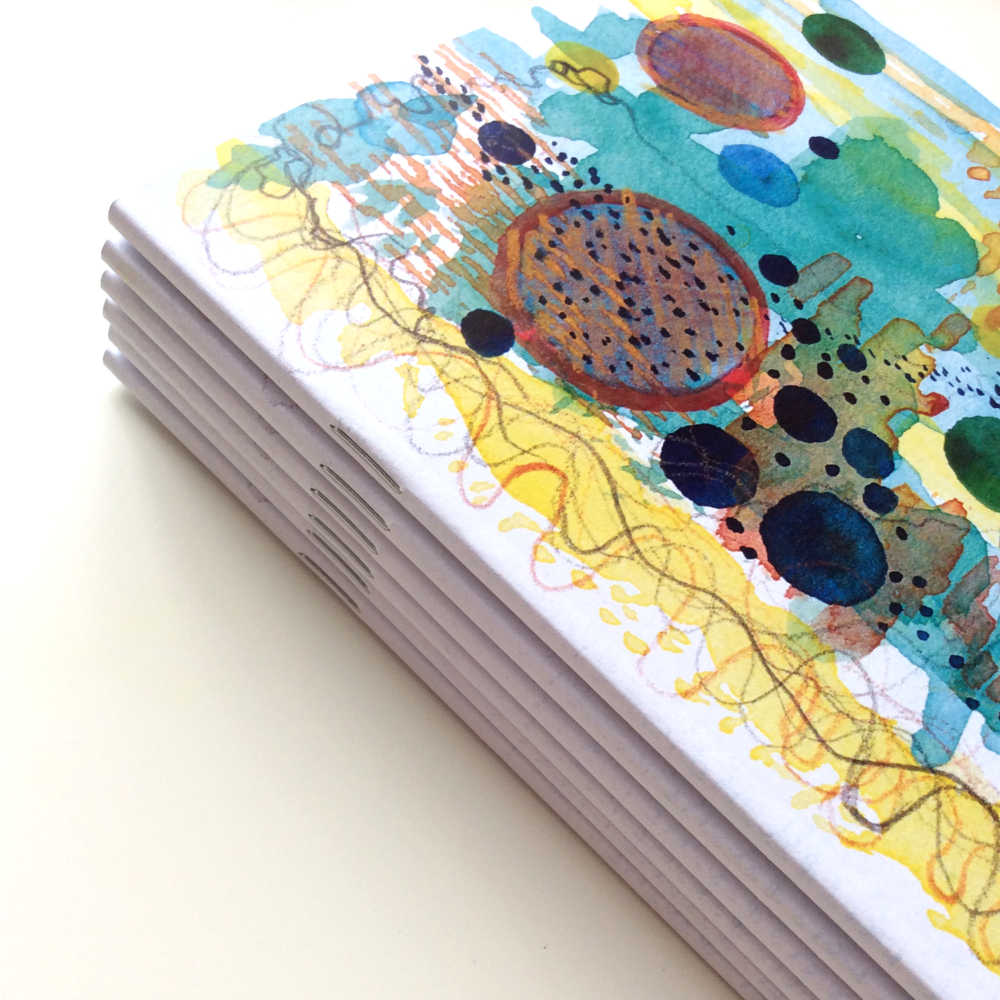 'Tide Pool' | Watercolour Abstract Notebook | Self Care Gift
