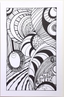  'Pattern Trance' Original Ink Abstract Drawing | Approx. 6
