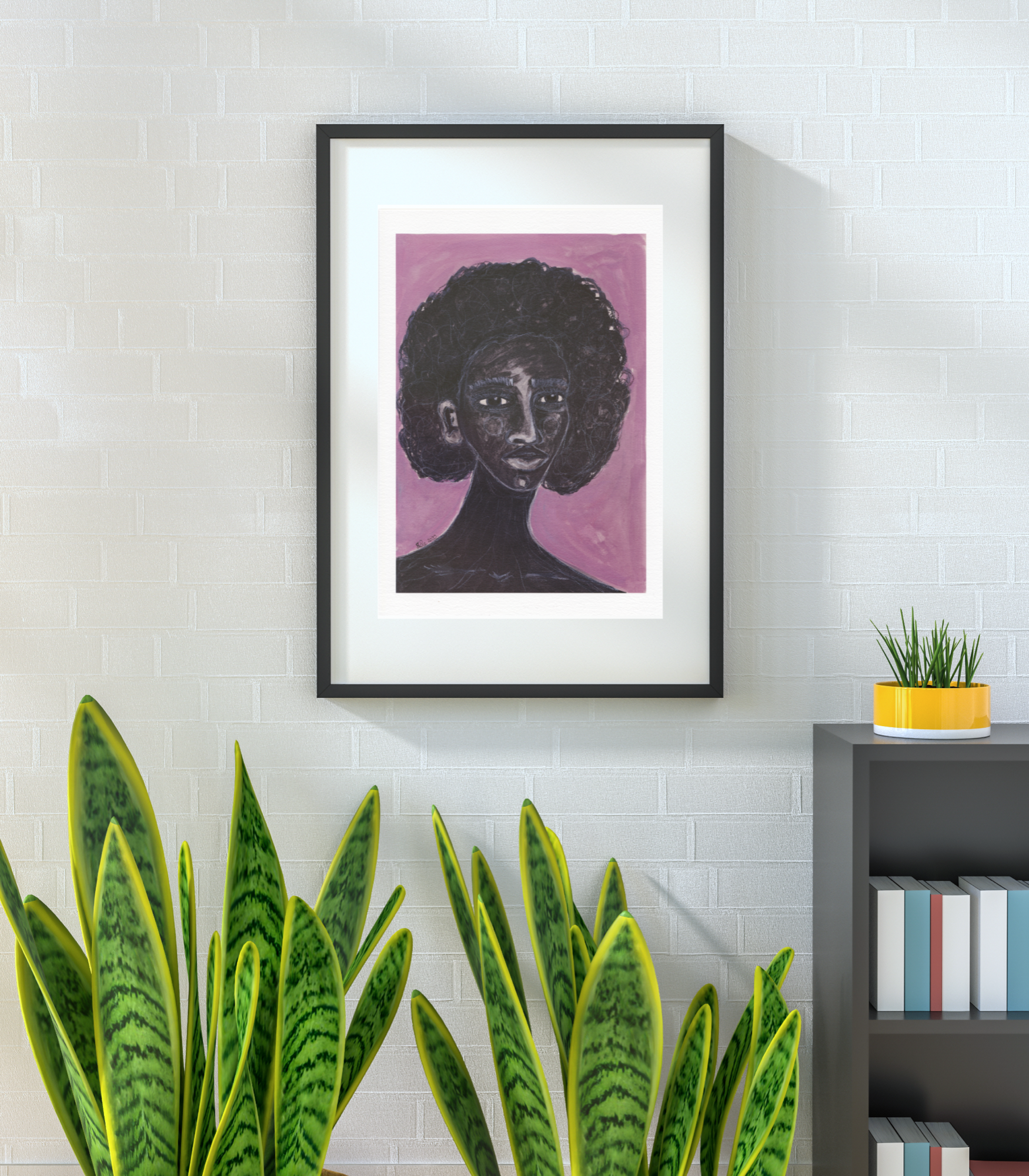 Stronger Now Art Print by Artist Stacey-Ann Cole
