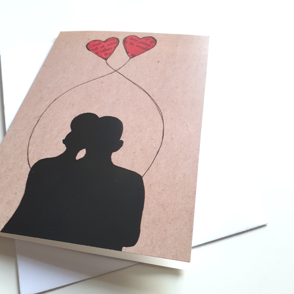 'Entwined' Valentine's Day Couples Greeting Card