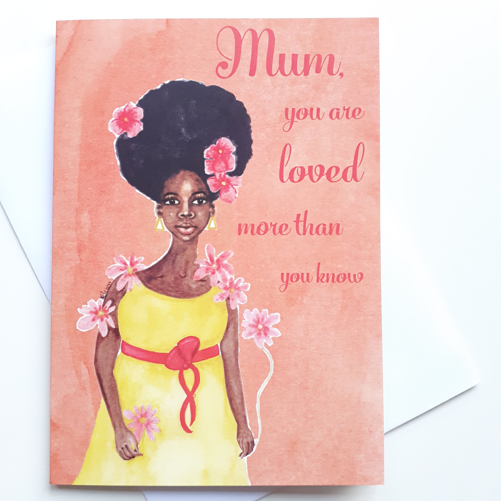 'More Than You Know' | African American Mother's Day Cards | Black Greeting Card for Mothers