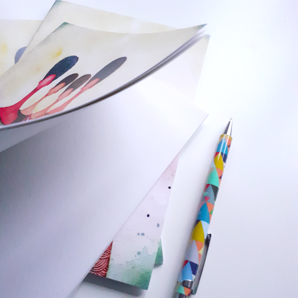 'Wise Women' | Afrocentric PLAIN PAGES Notebook | Black Art | Black British Artist | Stationery Gift