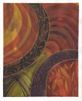 'Thrive' Original Abstract Watercolour Painting | Watercolour Wall Art | approx. 10.49
