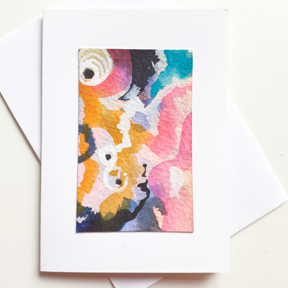 Original Art Card 1 | Watercolour Abstract Art | Artist's Greeting Cards for Sale