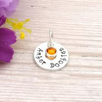 Amber Boobies Breastfeeding Award Charm - 2.5 Years