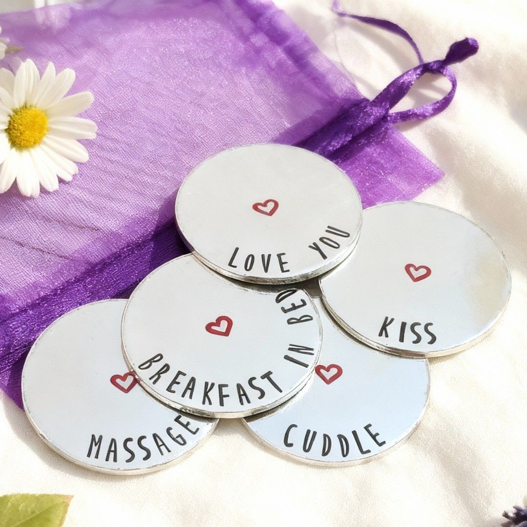 Personalised Love Tokens &ndash; Redeemable Romantic Keepsake Gift
