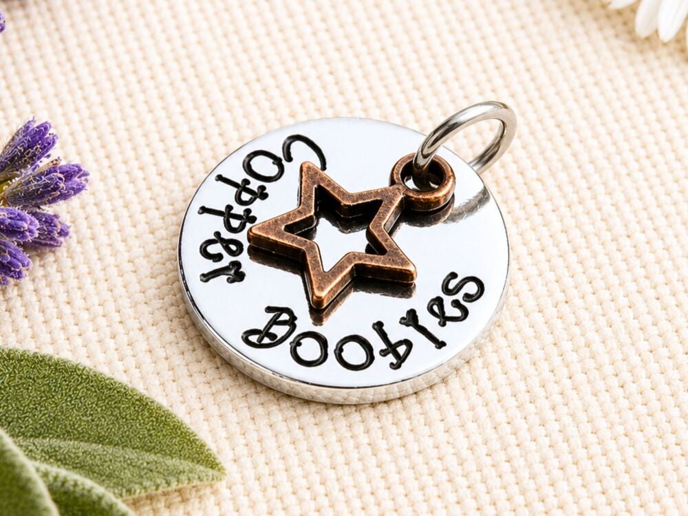 3 Month Breastfeeding Milestone Charm &ndash; Copper Boobies