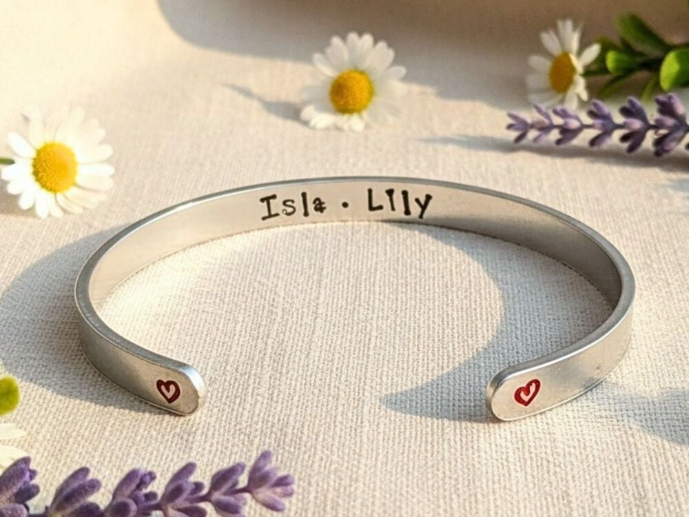 Personalised Name Cuff Bracelet