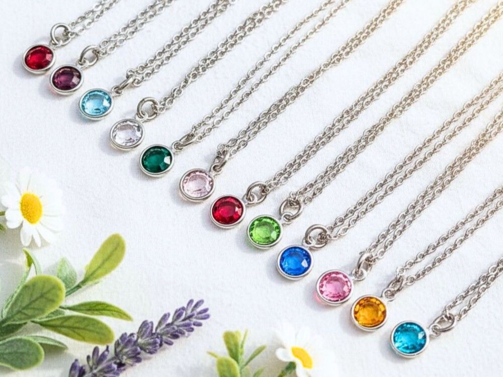 Birthstone Crystal Necklace