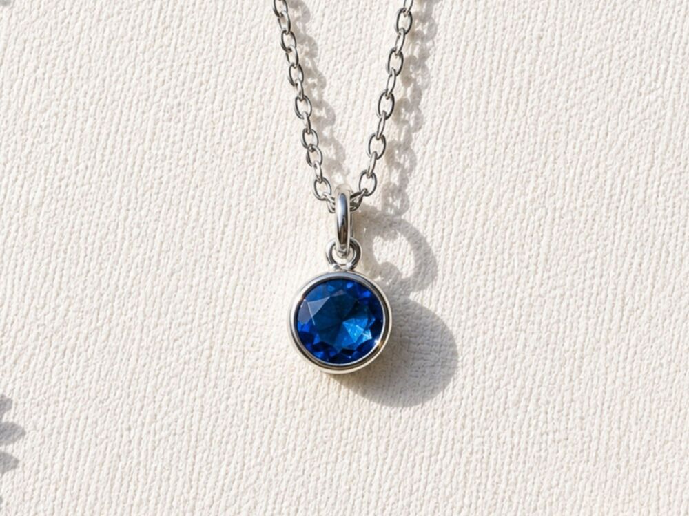 September Birthstone Crystal Necklace
