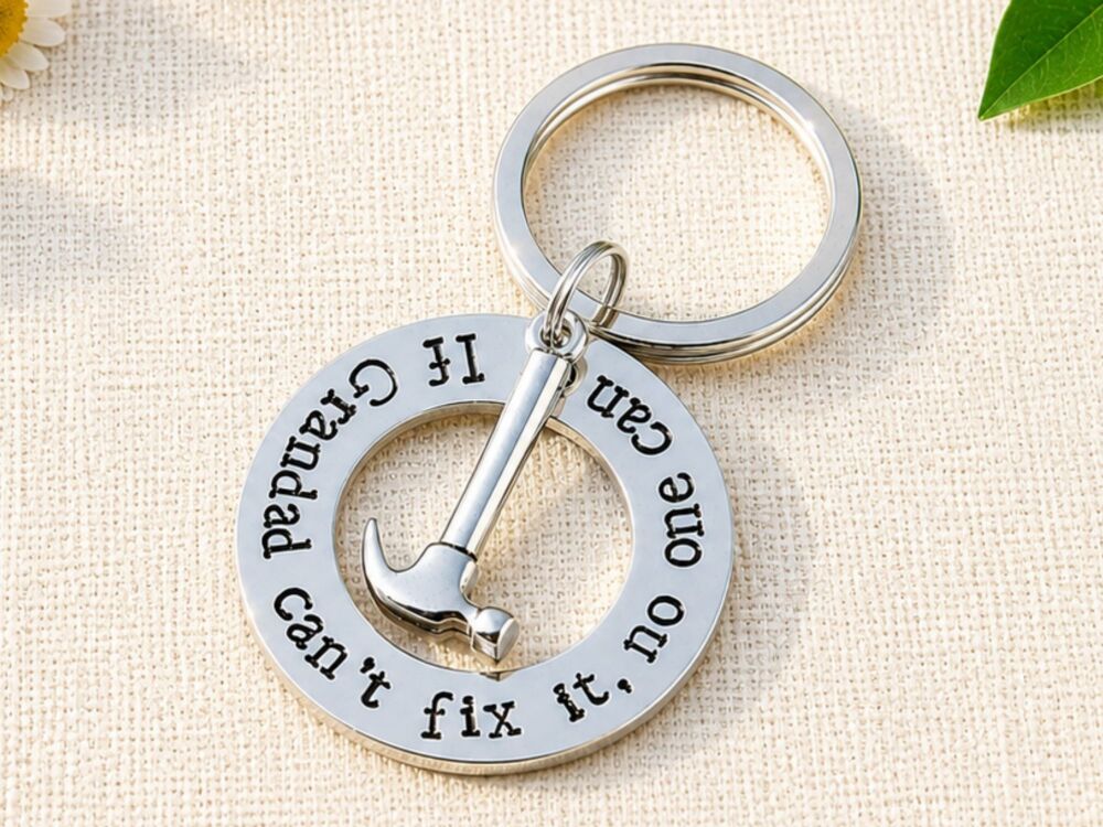 If Grandad Can't Fix It No One Can Keyring