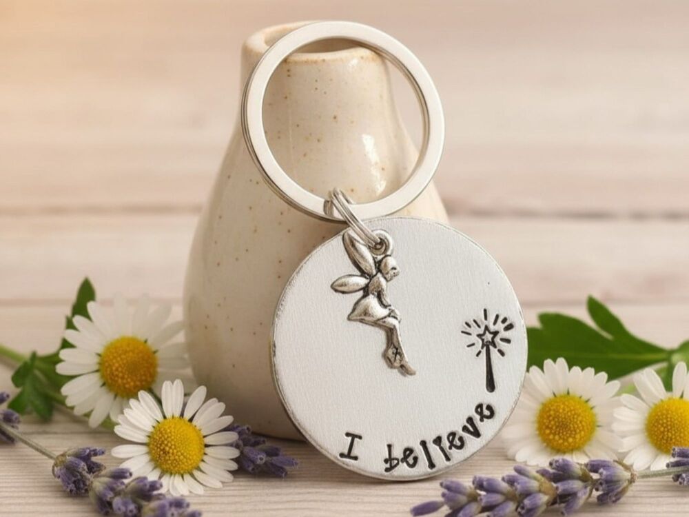 I Believe Fairy Keyring