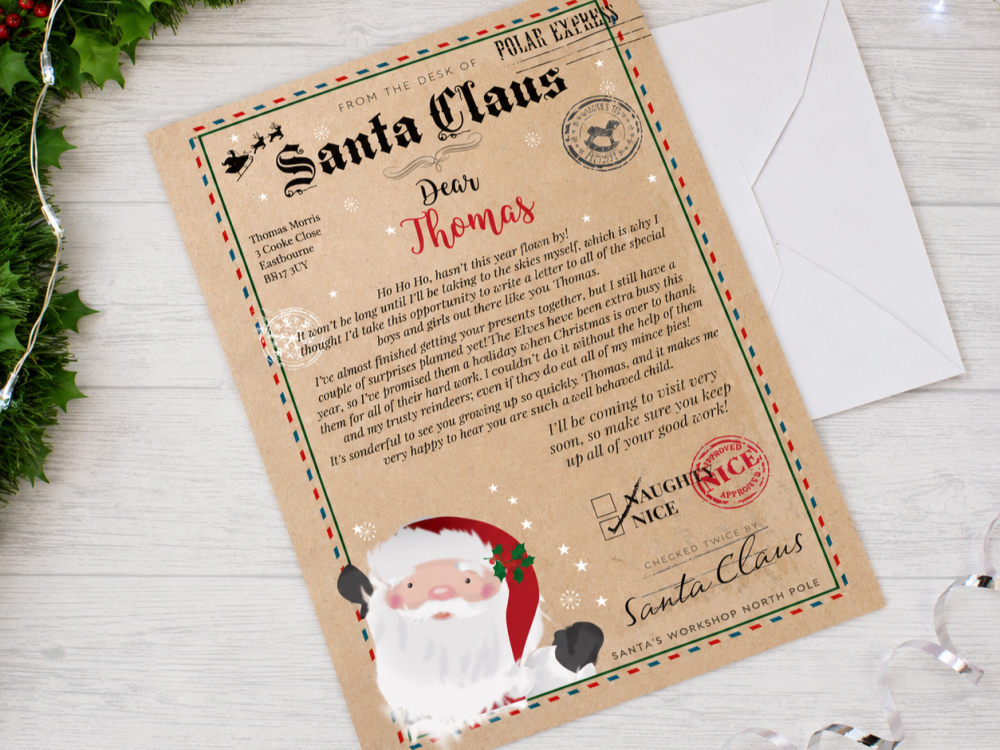 Personalised Santa Claus Letter