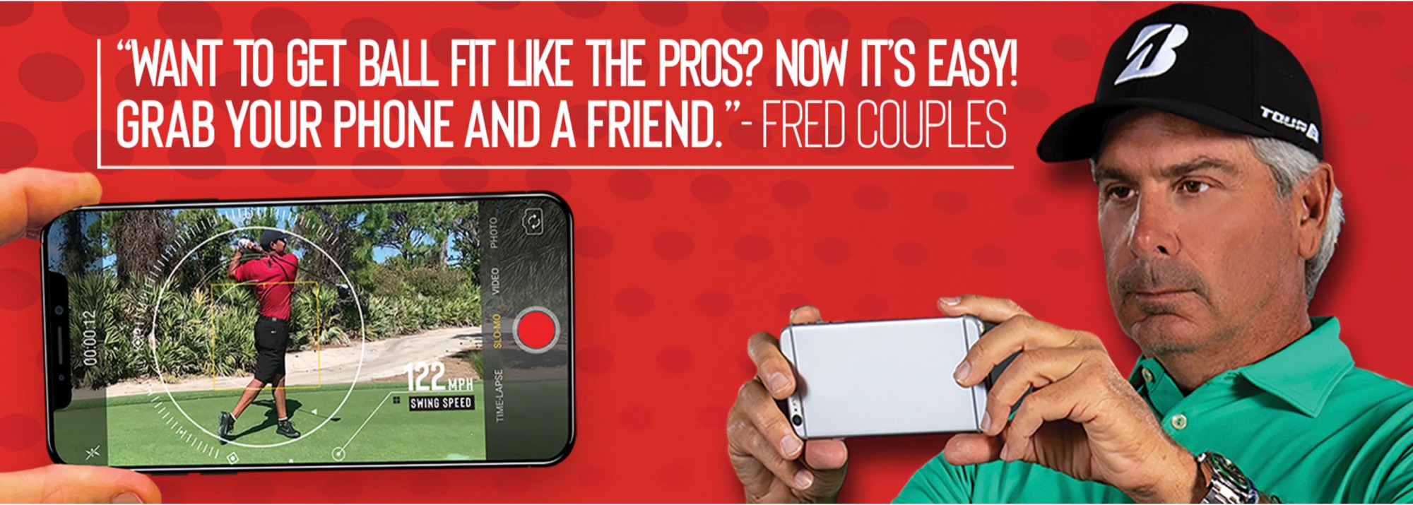 Get VFit Like Fred Couples with Bridgestone Golf Balls