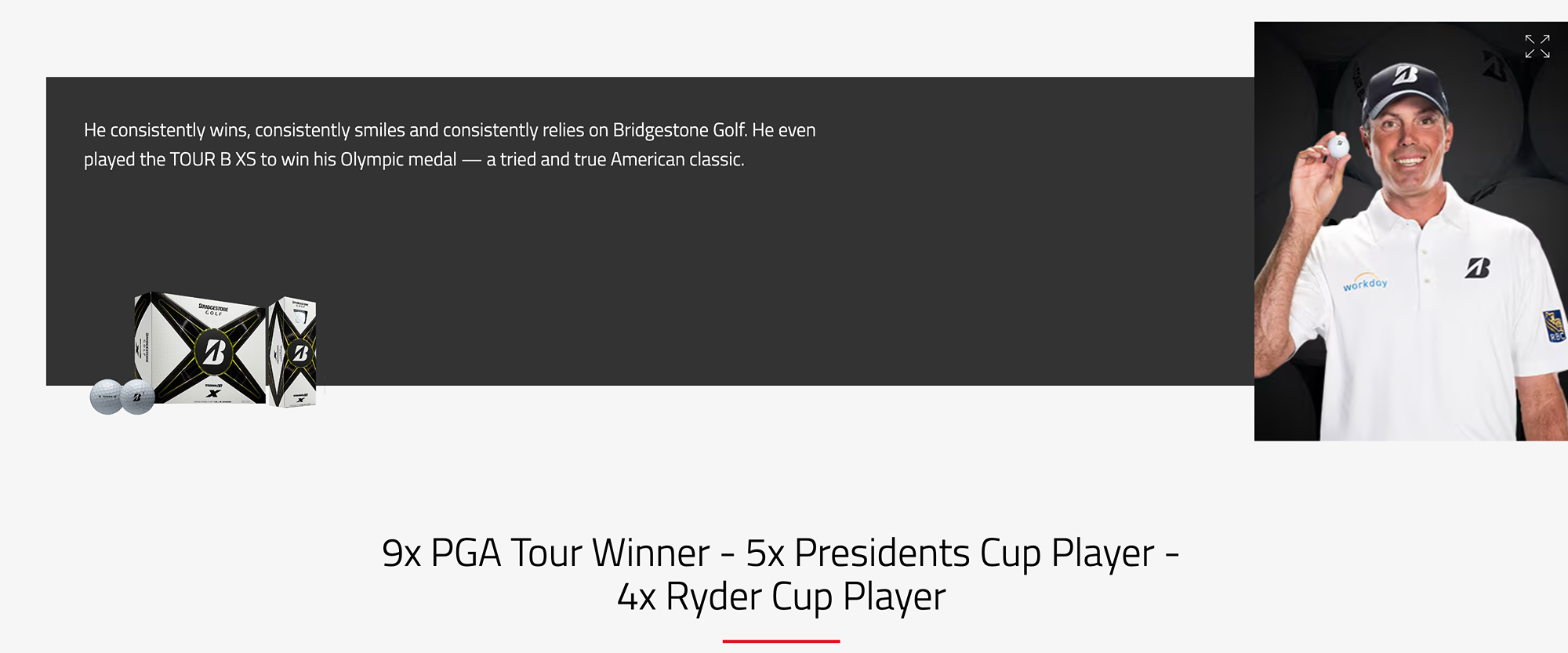 BRIDGESTONE GOLF MATT KUCHAR