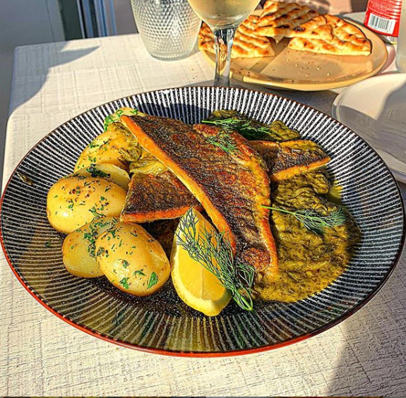 Seabass Fricassee - Nostos Hove