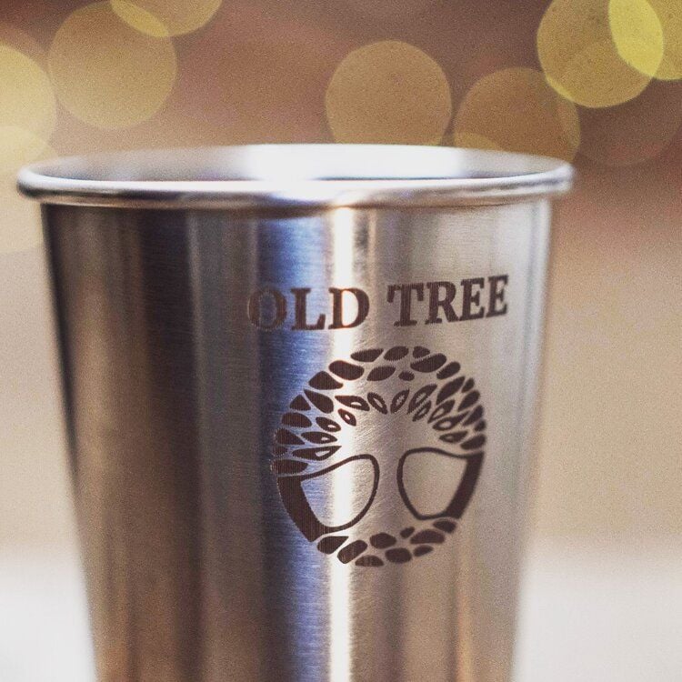 Old Tree Recycled Stainless Steel Cup - Old Tree Brewery