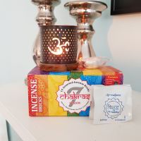 Aromafume Chakra 7 incense diffuser Plus14 incense bricks
