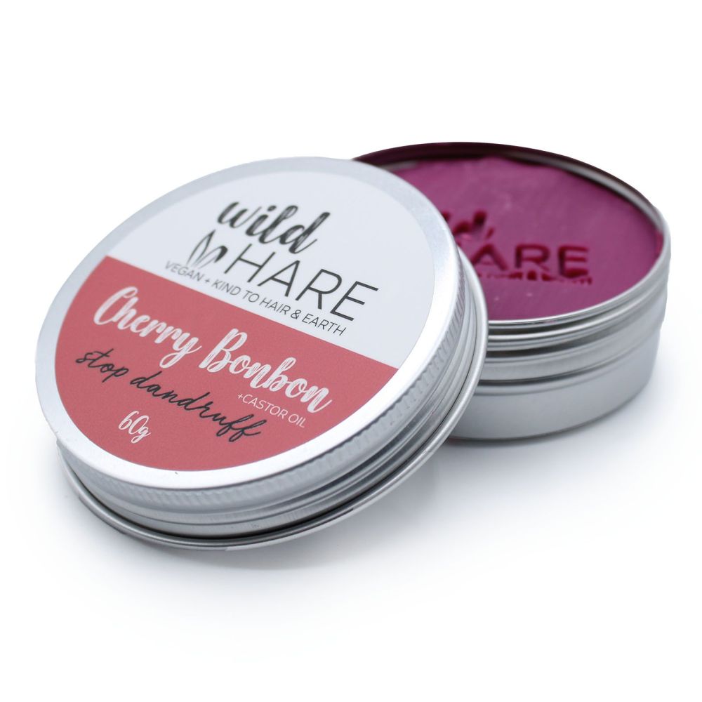 Cherry Bonbon Solid Shampoo bar 60g for No Dandruff - Vegan & Eco Friendly 