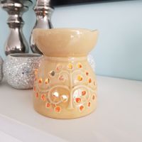 Tree of life Honey brown  Ceramic Oil  burner