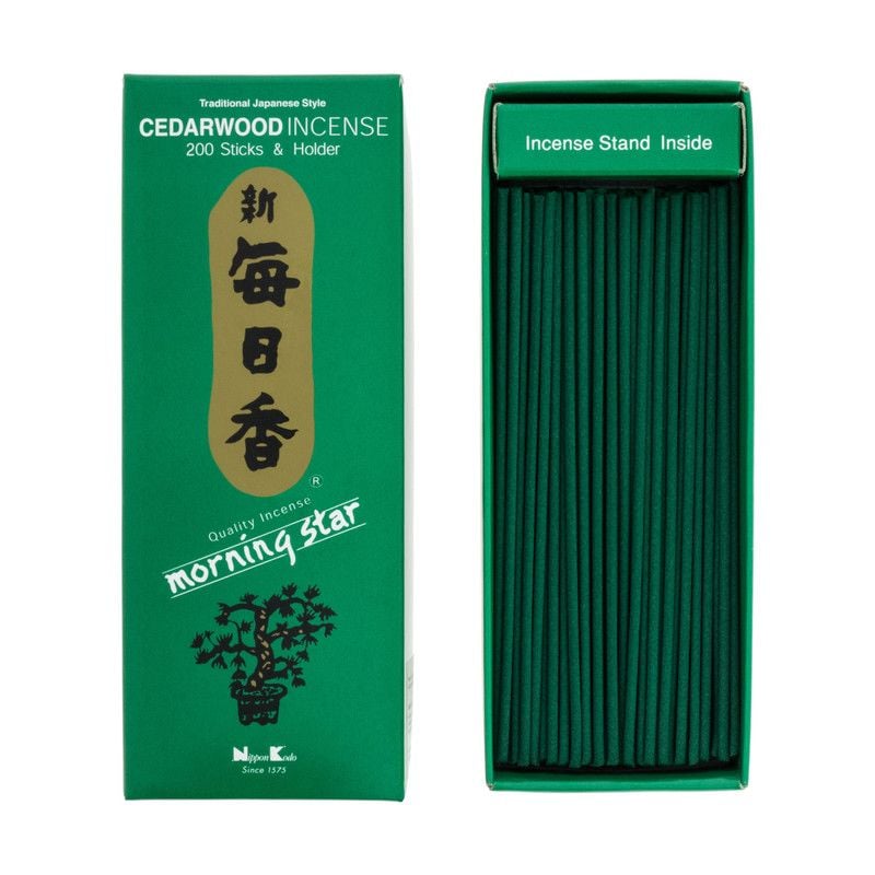 Morning Star Cedarwood incense sticks - Box of 200