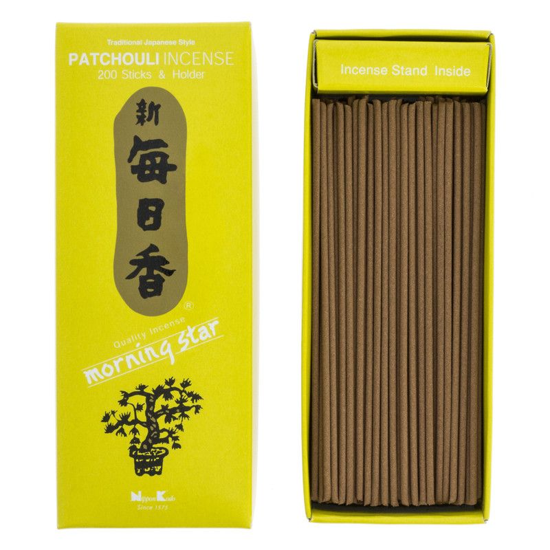 Morning Star Patchouli incense sticks - Box of 200