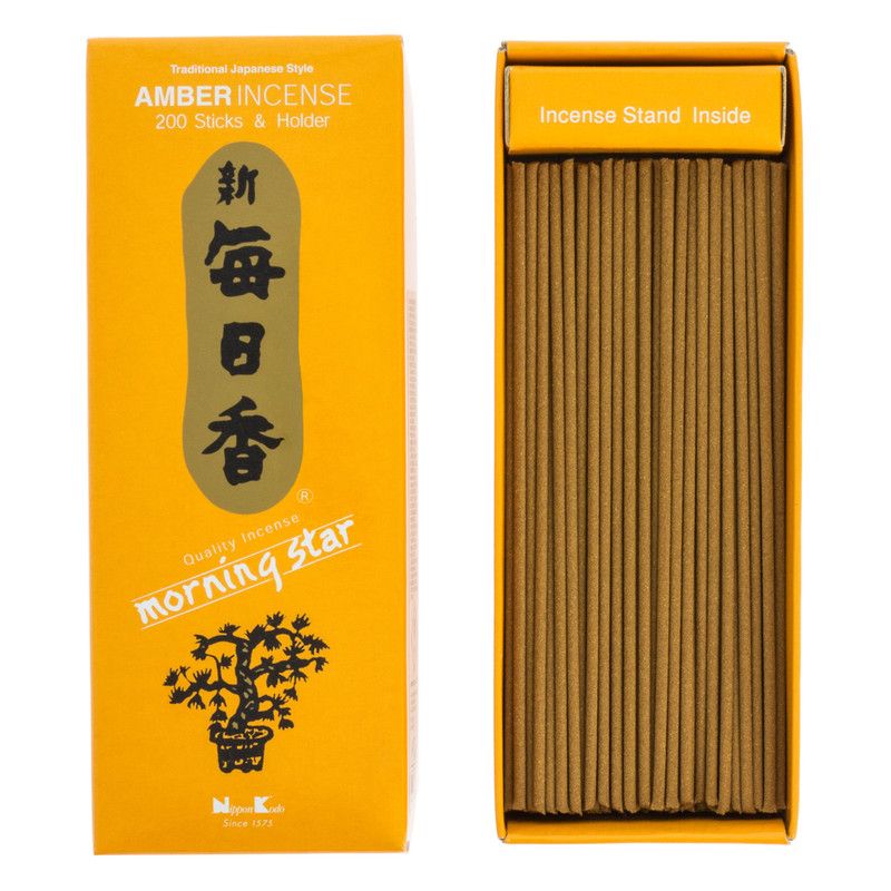Morning Star Amber incense sticks - Box of 200 sticks