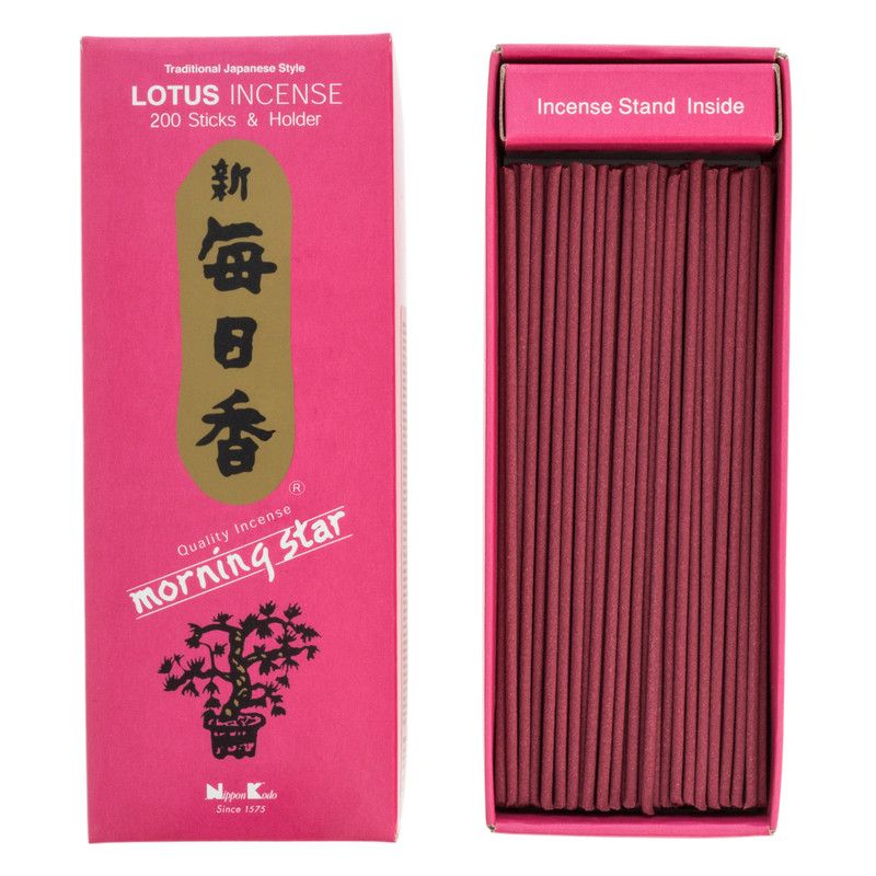 Morning Star Lotus incense sticks - Box of 200