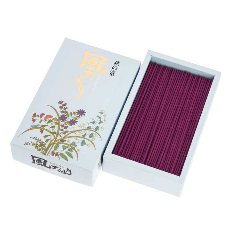 Kazedayori Autumn Japanese Incense Sticks - Box of 360
