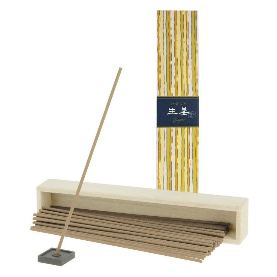 Kayuragi Ginger incense Sticks - Box of 40 sticks