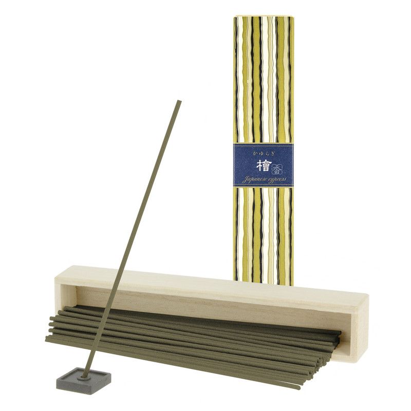 Kayuragi Cypress incense Sticks - Box of 40 sticks