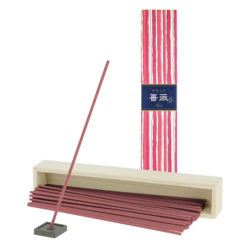 Kayuragi Rose incense Sticks - Box of 40 sticks