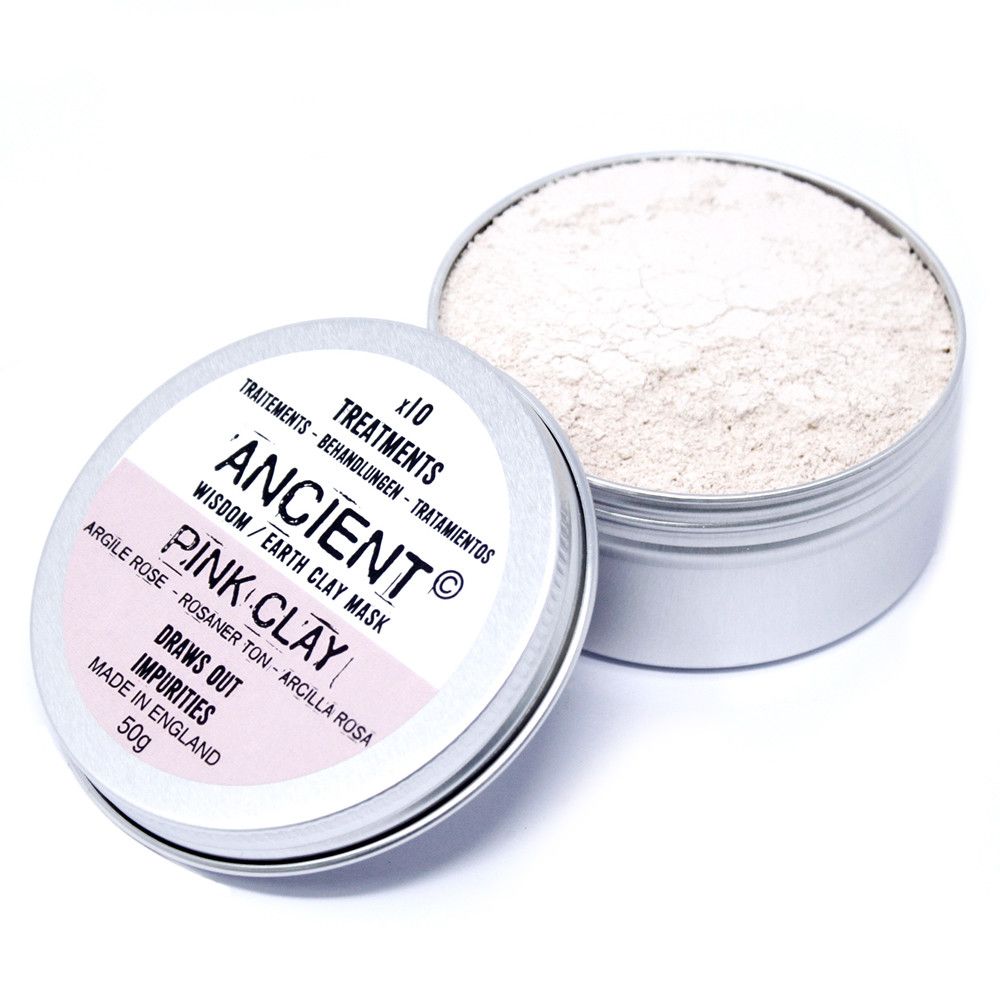 Pink Face Clay 50g - Exfoliating and cleansing