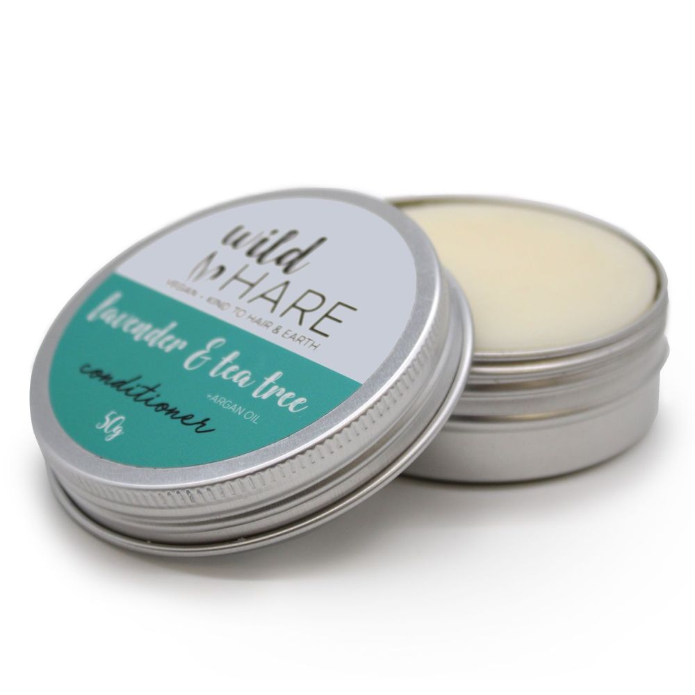 Wild Hare Lavender & Tea Tree Solid Conditioner bar for All Hair types 50g