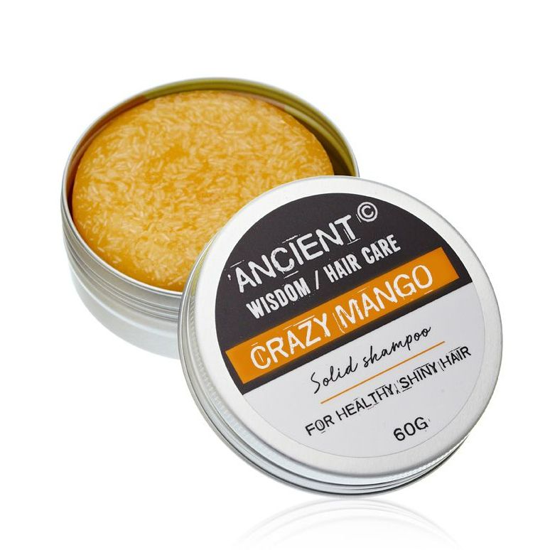 Crazy Mango Solid Shampoo bar 60g - Detox & hair growth