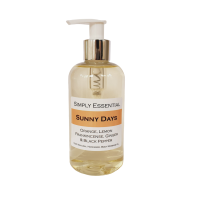 SUNNY DAYS MASSAGE OIL with Orange, Lemon, Frankincense, Ginger & Black Pepper 250ml