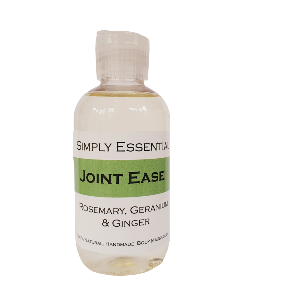 JOINT EASE MASSAGE OIL with Rosemary, Geranium & Ginger 100ml
