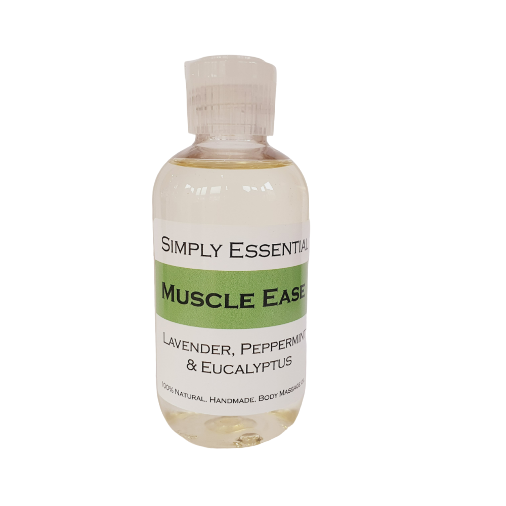 MUSCLE EASE MASSAGE OIL with Lavender, Peppermint & Eucalyptus 100ml