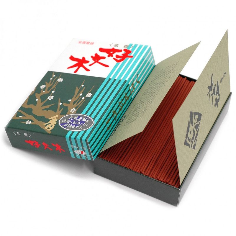 Baieido Original Kobunboku Plum Blossom Incense - Box of 220 sticks